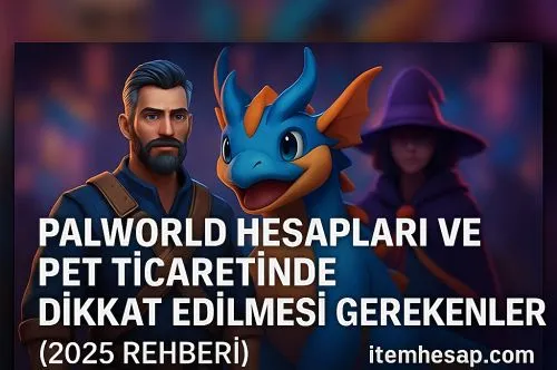 Palworld Hesapları ve Pet Ticaretinde Dikkat Edilmesi Gerekenler (2025 Rehberi)