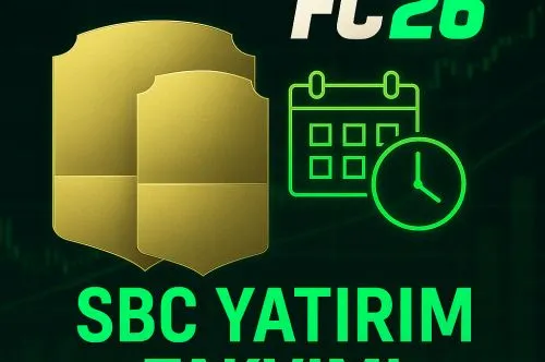 FC 26 SBC Yatırım Takvimi (2025): Değerlenen Kartlar, Takas Dalgaları ve Akıllı Planlama