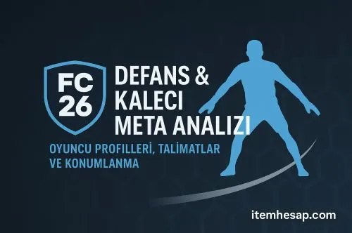 FC 26 Defans & Kaleci Meta Analizi (2025): Oyuncu Profilleri, Talimatlar ve Konumlanma