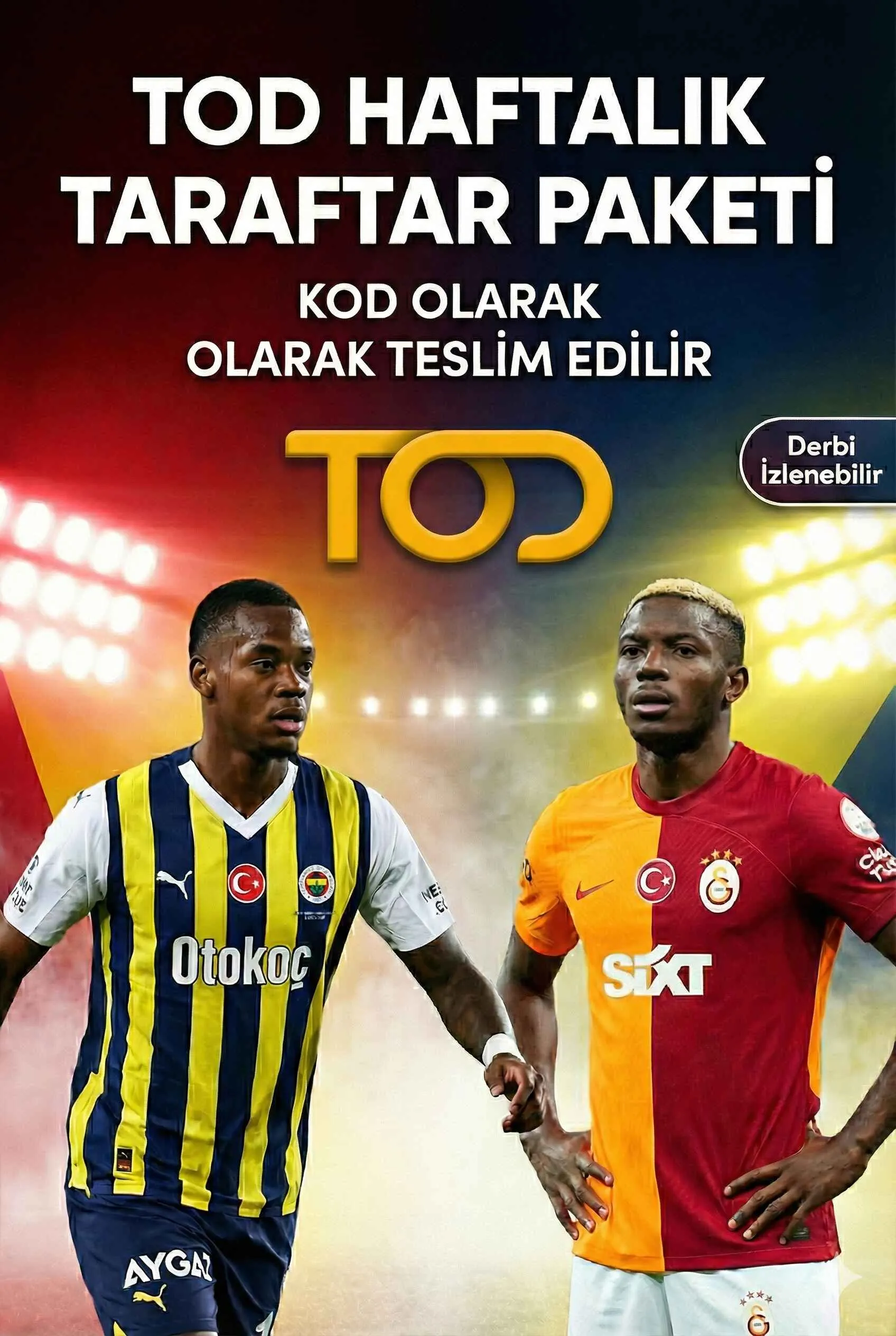 120 tl'ye derbiyi kaliteli kesintisiz izlemenin doğru adresi. https://www.itemhesap.com/1-haftalik-tod-taraftar-paketi-kodu-53285…