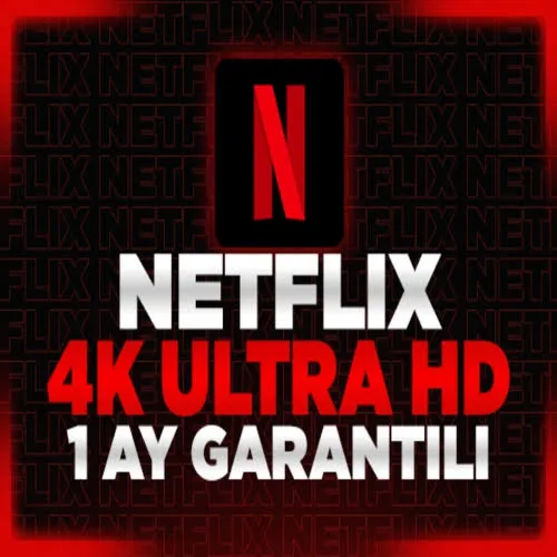 Netflix 4k 1 ay 50 TL 1 ay garanti
