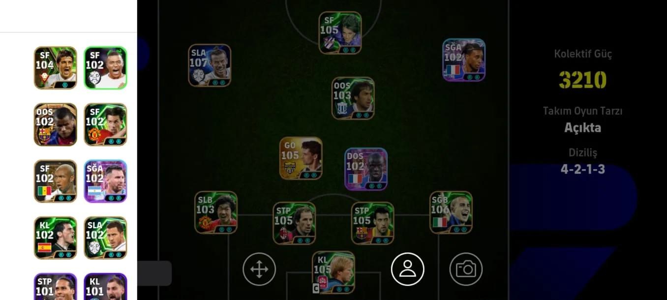 # #satıyorum efootbal hesabı 3210kg ucuza