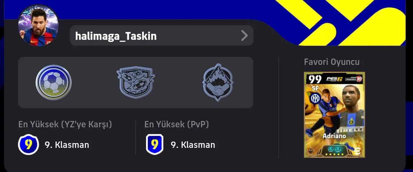 #satıyorum 3.200 tl müthiş efootball hesabı 3131 kolektif gücü ile 99 altı oyuncu bulunmamaktadır…