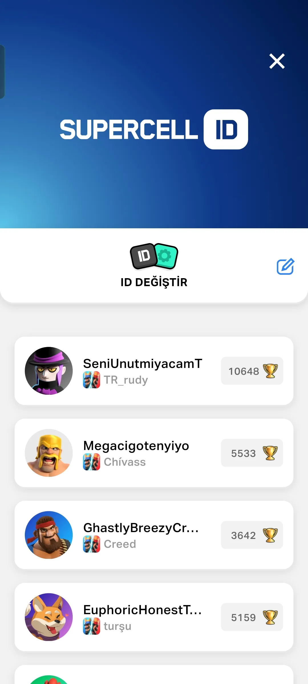 #satıyorum Efsane hesap lar var cr sadece dm gelmeniz yeterli