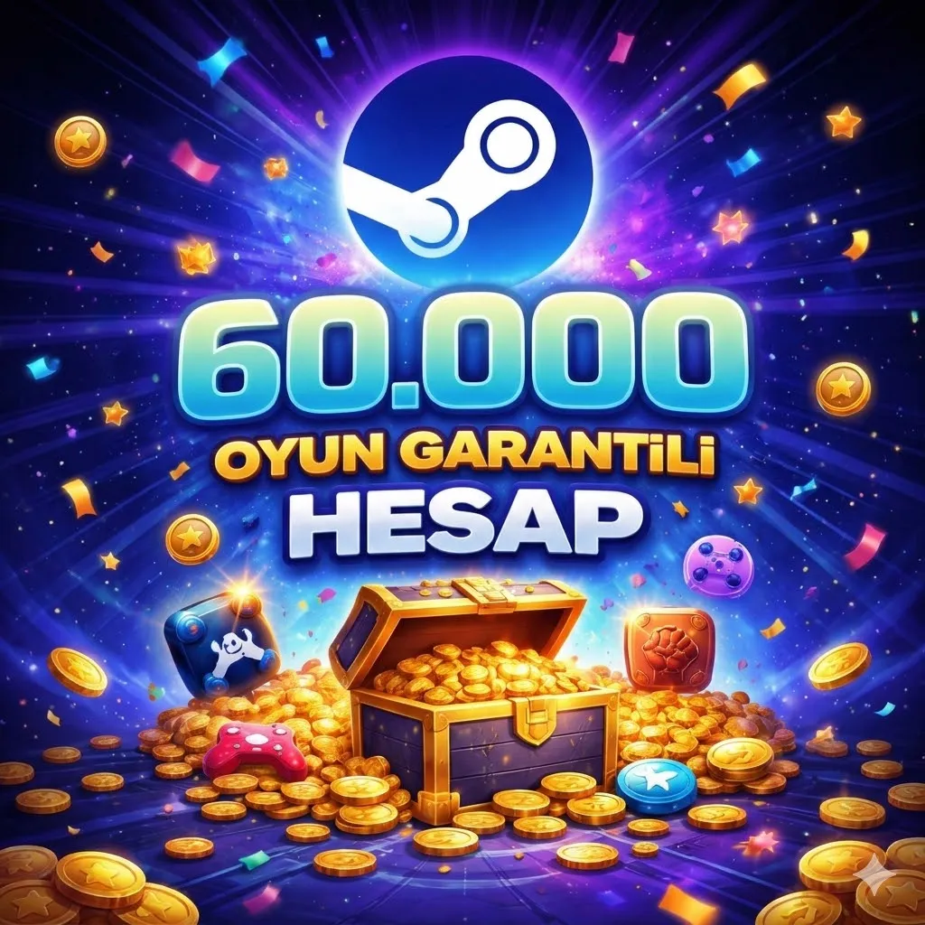 60.000+ oyunluk paylaşımlı hesaplar, anında teslim ve 7/24 erişim!…