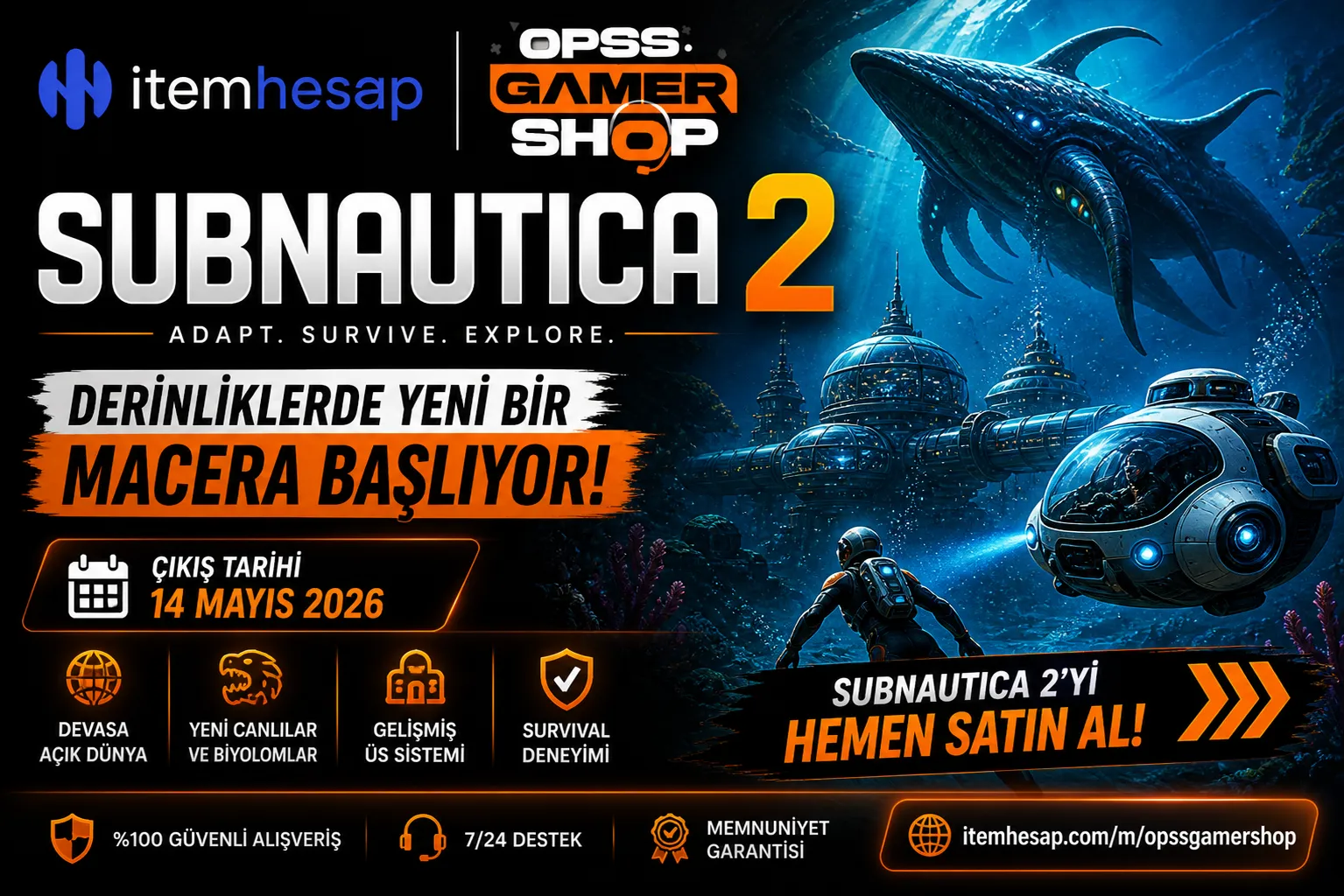 Subnautica 2 nedir? Subnautica 2, su altı keşif ve hayatta kalma…