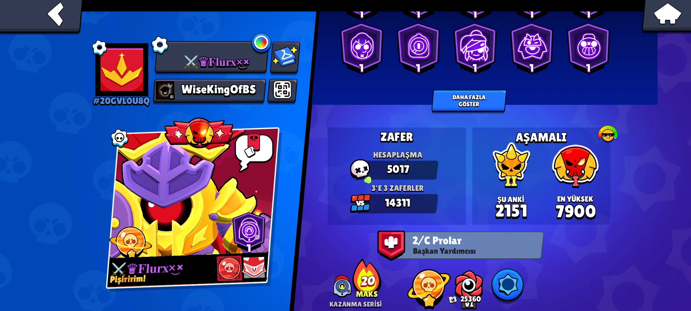 Brawl stars satılık hesap arıyorsan en iyi hesap bende #satıyorum