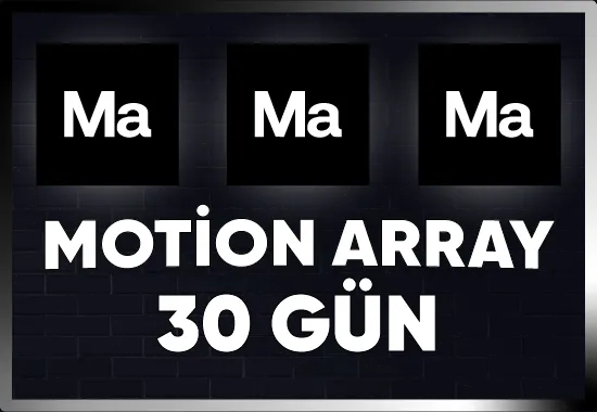 Selam, tasarım ve dijital içerik ile uğraşıyorsan; Motion Array 30 Gün #satıyorum #motion…