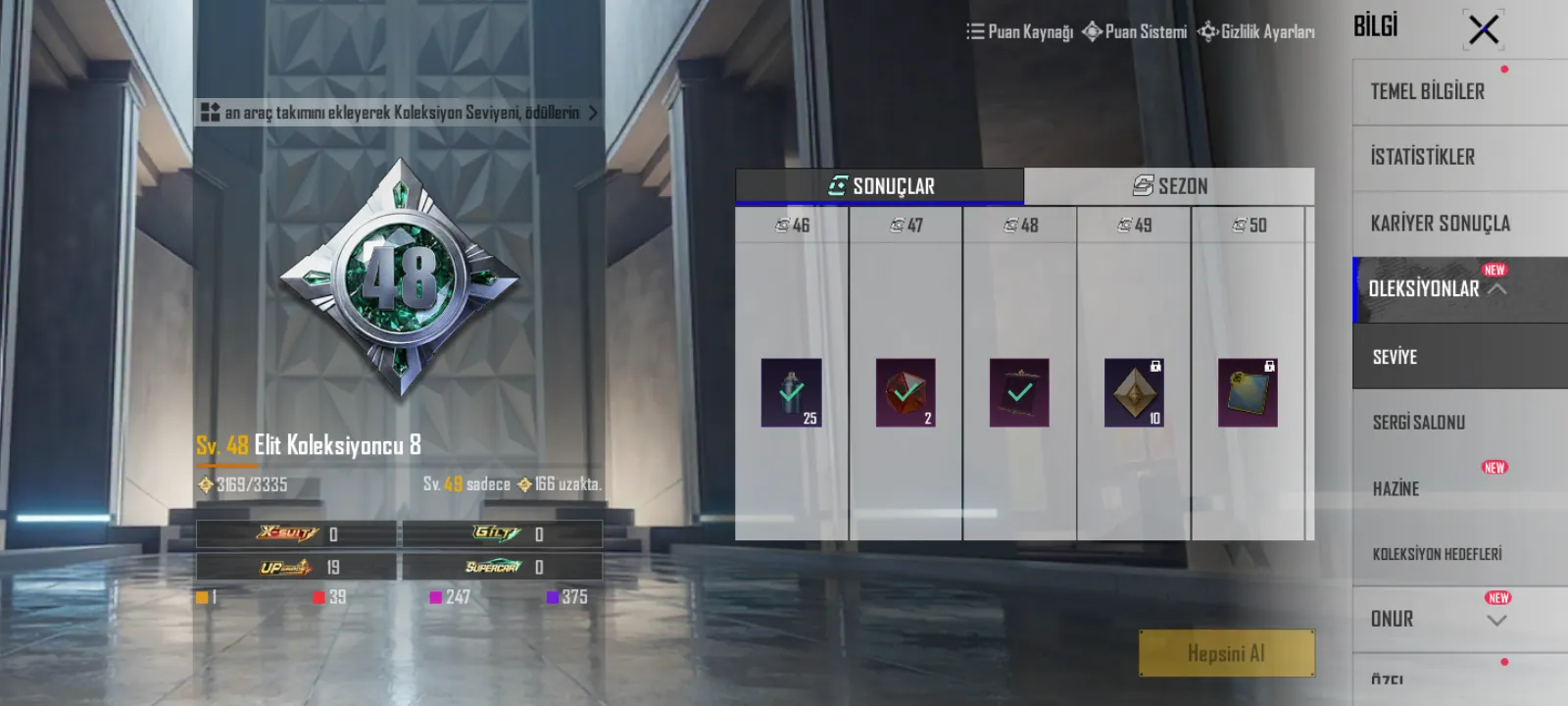 #satıyorum ₺1.860
Pazarlık olur  7Sv clan da dahildir.