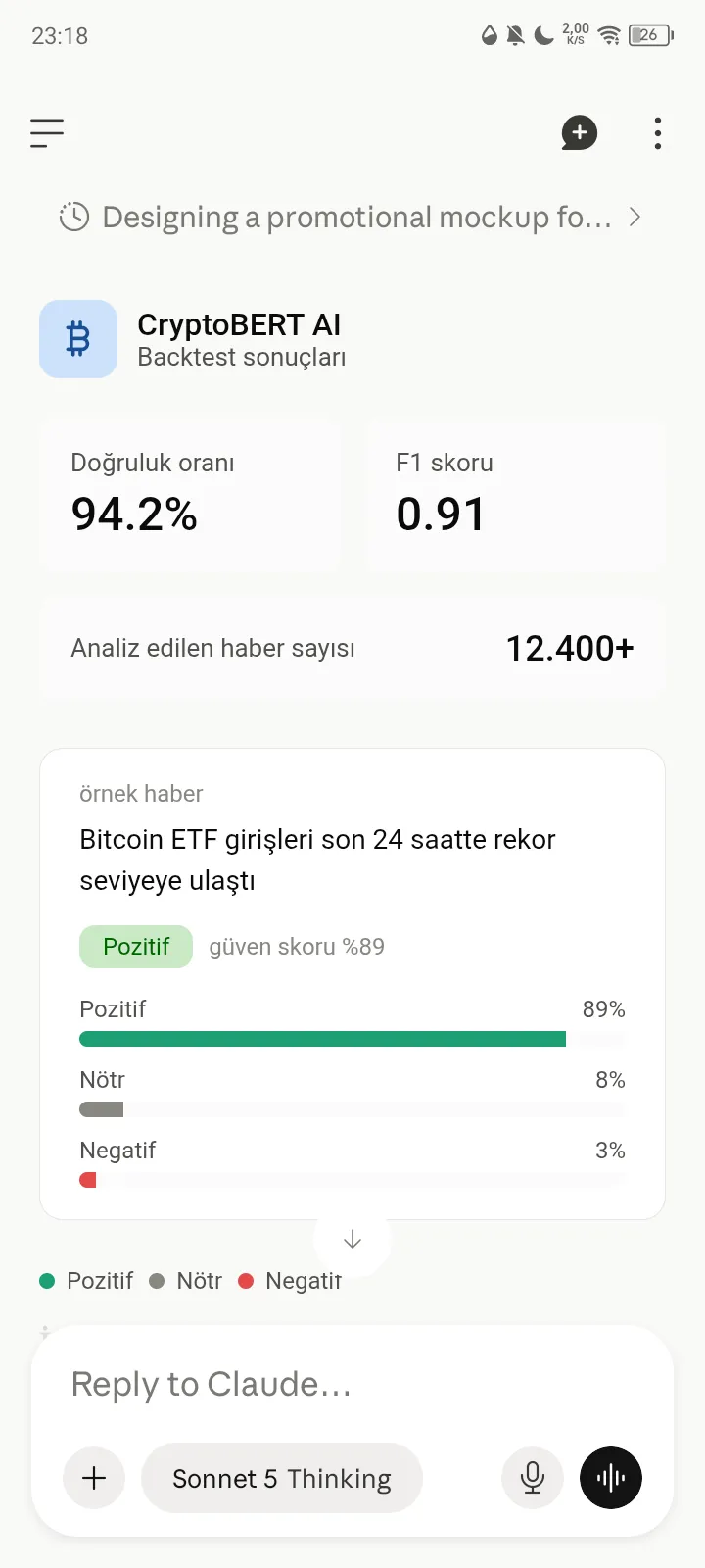 Kripto haberlerinin piyasa üzerindeki duygu etkisini yapay zekâ ile saniyeler içinde analiz…