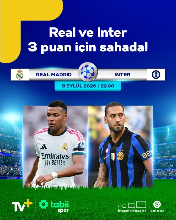 Real Madrid # Inter karşılaşması tabii spor ile TV+’ta! https://www.itemhesap.com/1-aylik-tv-plus-kendi-hesabiniza-ozel-tv-premium-54643…