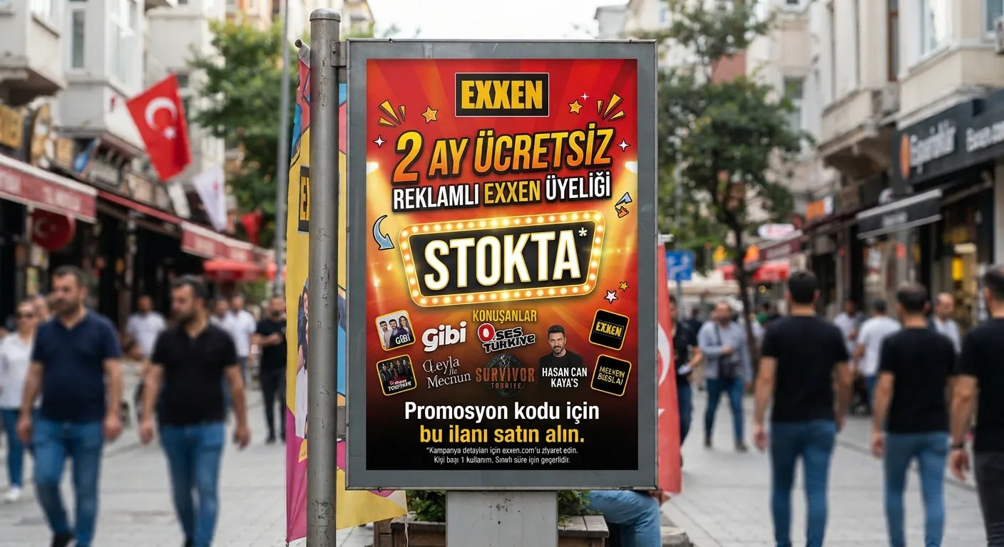 #satıyorum exxen 2 aylık reklamlı üyelik