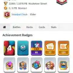 Clash royale 57 Level 11K kupa profil fotoğrafı